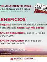 Beneficios Reemplacamiento 2023